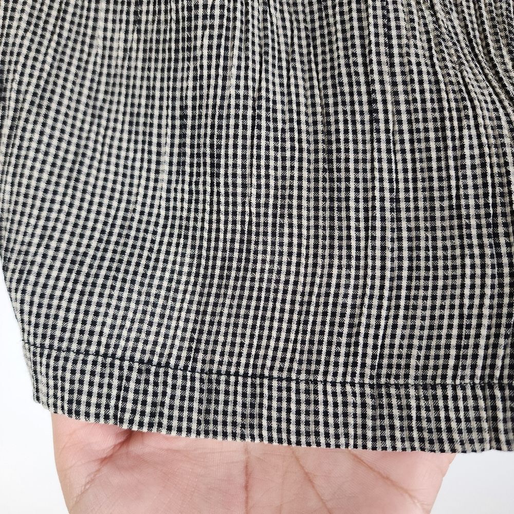Vintage Rialto By Joe Perreras Checkered Crushed Pull-on Shorts USA Made Size M - Picture 10 of 12